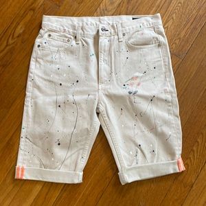 Rag  & Bone Paint Splattered Shorts
